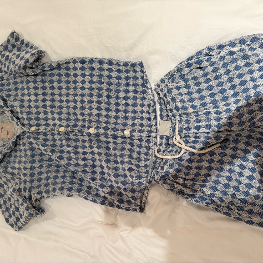 OAS Navy Diamond shirt and shirt set for